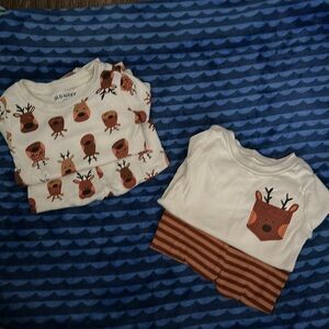 Old Navy Christmas 12-18 months pajamas